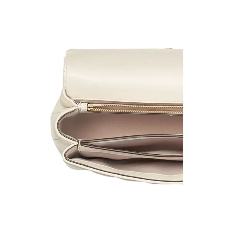 Kate Spade Carlyle Sheepskin Handbag, Shoulder Bag, Crossbody Bag Women's Milk White-4