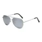 Silver Frame with White Mirrored Lens C4