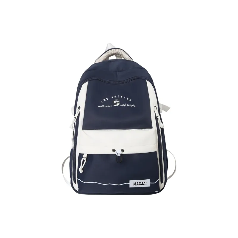 Cwatcun Nylon Backpack Unisex Black/Blue/Brown/Red/Gray/White-3