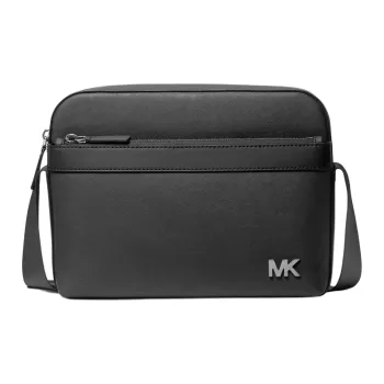 MICHAEL KORS COOPER Composite Material With Artificial Leather Shoulder Bag, Crossbody Bag Men's Black