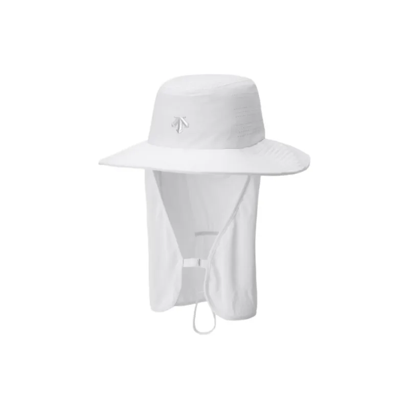 DESCENTE Polyester Bucket Hats Men's White-0