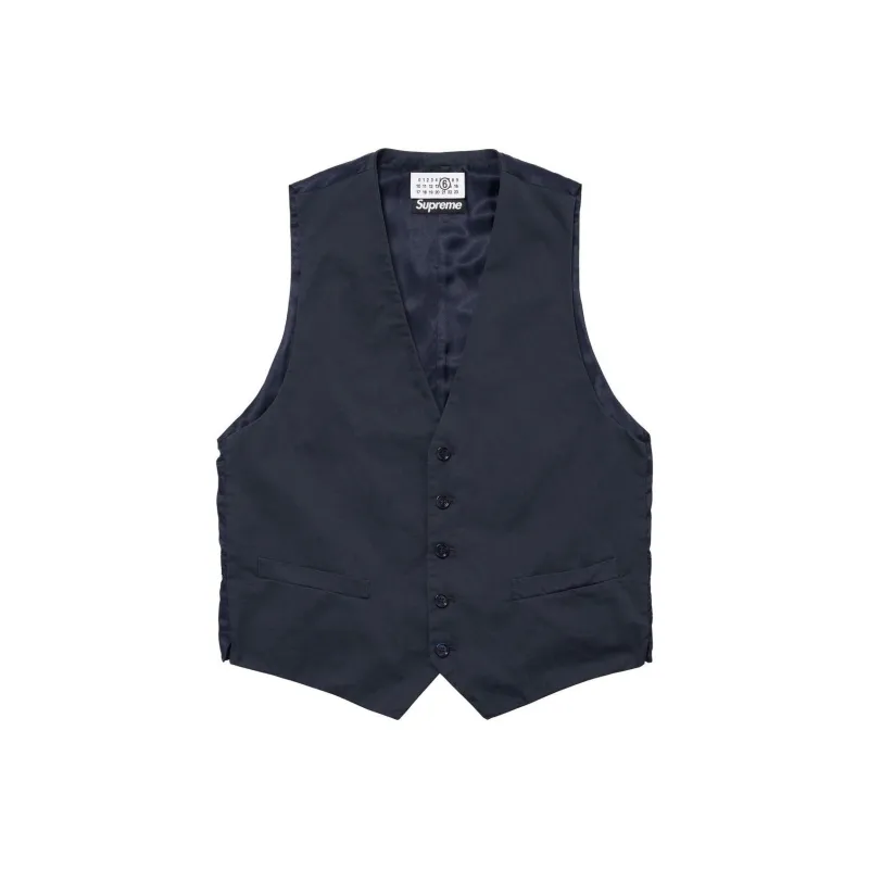 Supreme MM6 Maison Margiela Washed Cotton Suit Vest-0