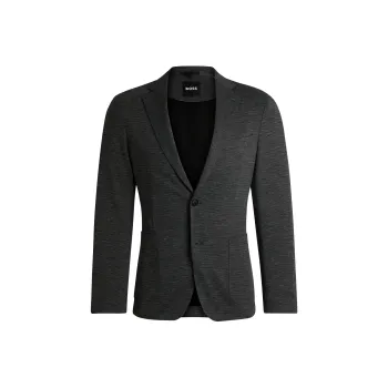 HUGO BOSS SS24 Business Suits Coats Men's Dark Gray