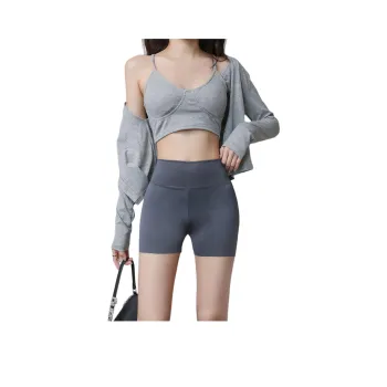 GUAILILUOLI Yoga Shorts Women's