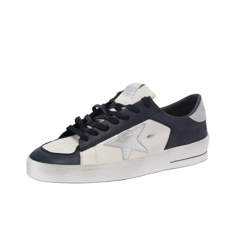 Golden Goose Stardan Deluxe Brand Low Top Skateboard Shoes Men's Marine Blue-2