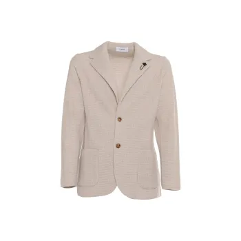LARDINI Prince Of Wales Pattern Blazer