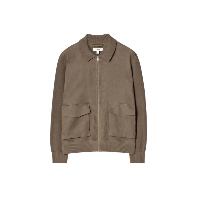 COS Jackets Coats Men's Dark Beige-0