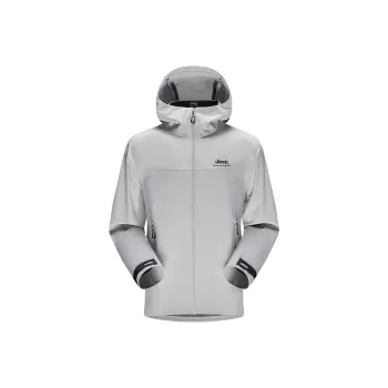 Jeep Water Resistant Windproof UV Protection Breathable Wear Resistant Warm Windbreaker Jacket Unisex