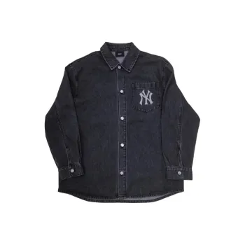 MLB New York Yankees Denim Jackets Unisex Black