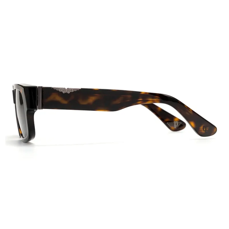 Police Plate Frame Rectangular Sunglasses Unisex-4