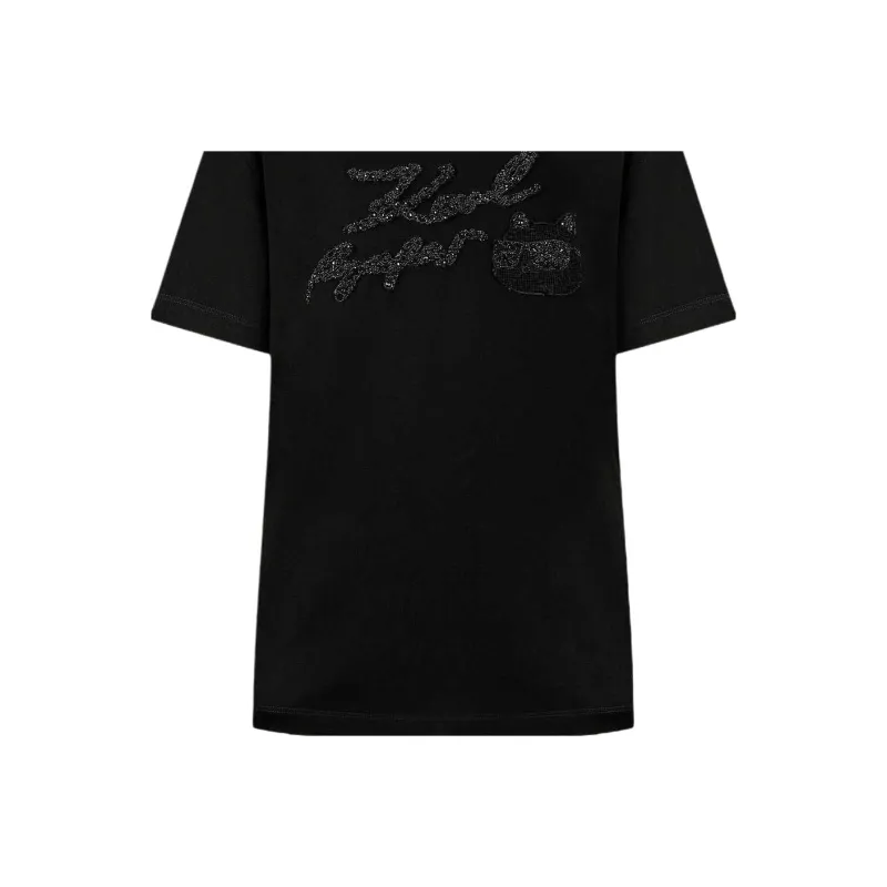KARL LAGERFELD T Shirt Women's Black-3