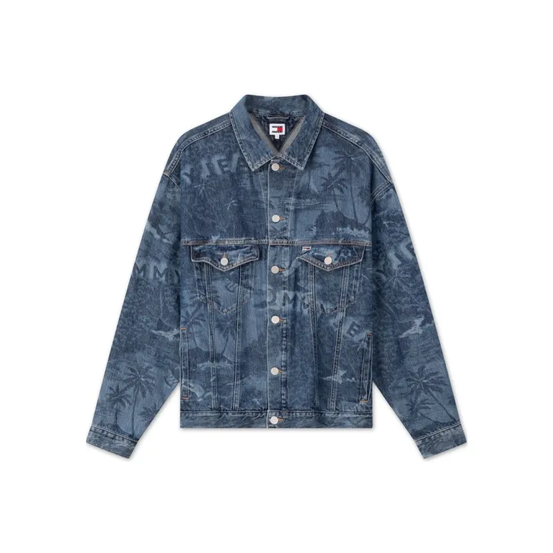Tommy Hilfiger Denim Jacket Unisex Dark Denim Blue-0