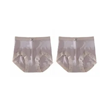Flowers In Water Underpants Women's 2 Pack Purple
