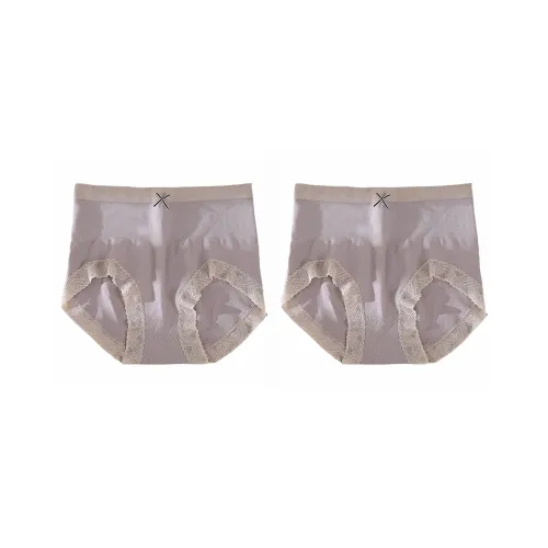 Flowers In Water Underpants Women's 2 Pack Purple