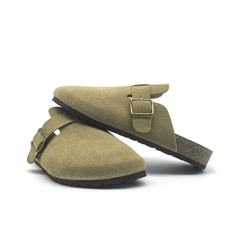 WELKIN&WZWJ Abrasion Resistant Slip Resistant Closed Toe Slippers Unisex Apricot-10
