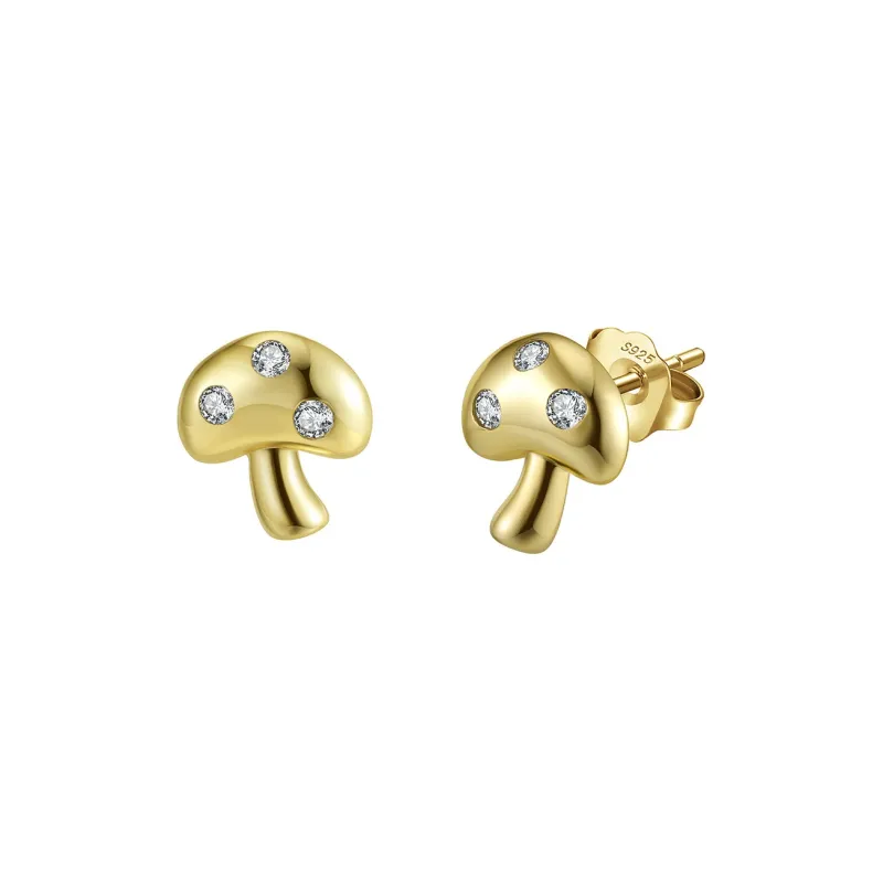 OGDAID S925 Silver Stud Earrings Women's-0