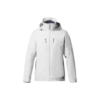 DECATHLON Water Resistant Windproof Wear Resistant Warm Windbreaker Jacket Men's Zinc Gray