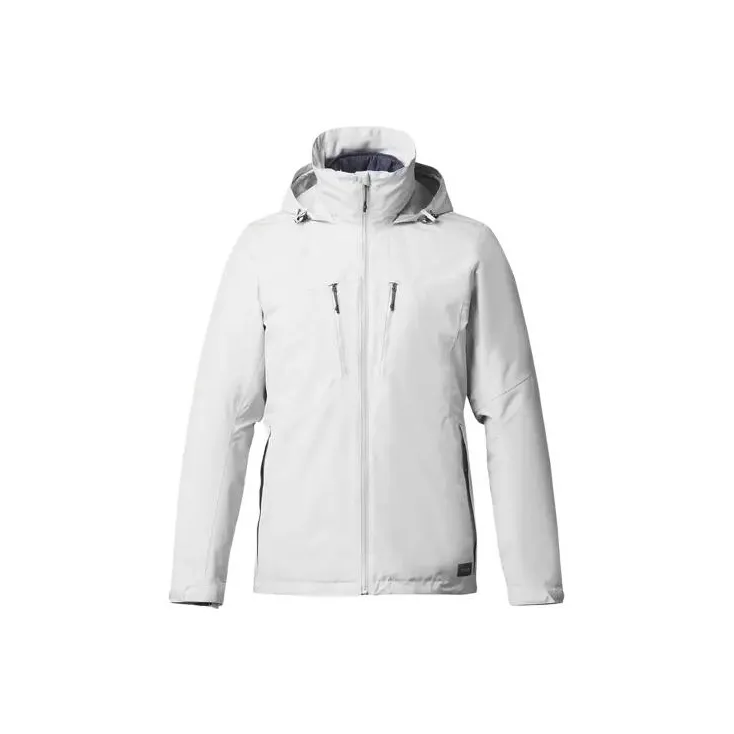 DECATHLON Water Resistant Windproof Wear Resistant Warm Windbreaker Jacket Men's Zinc Gray-0