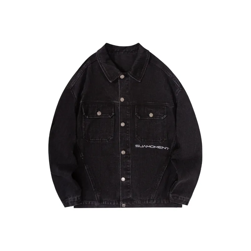 Suamoment American Casual Loose Fit Jacket Top Unisex-2