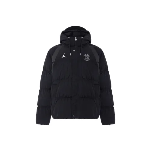 Jordan X Paris Saint Germain Puffer Jacket Black