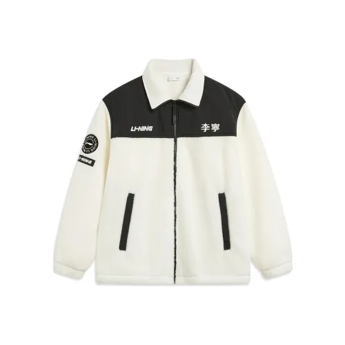 LiNing Sports Life Collection Jacket Unisex Papyrus White