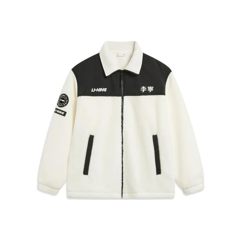 LiNing Sports Life Collection Jacket Unisex Papyrus White-0