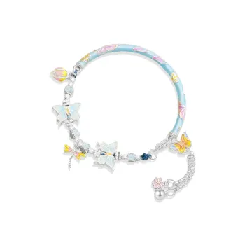 Love Link 999 Fine Silver Bangles Women's