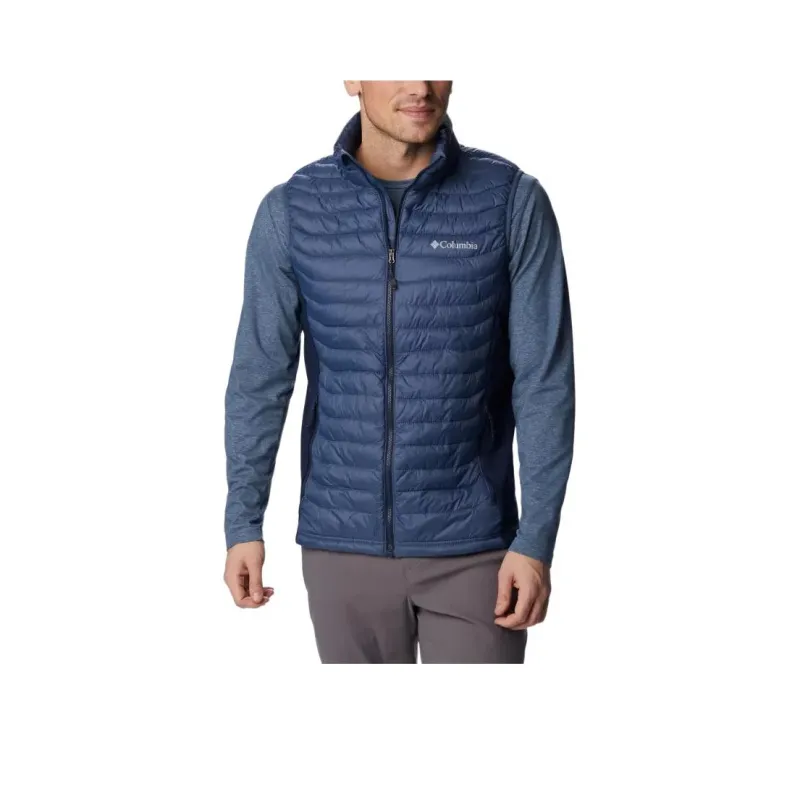 Columbia Powder Powder Pass Vest Vest Men's Blue-0