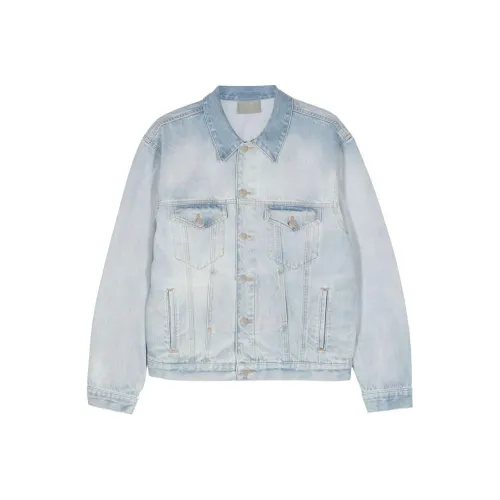 VTMNTS Logo embroidered Denim Jacket