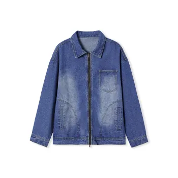 WAYNEXZAVIER Denim Jackets Men Blue
