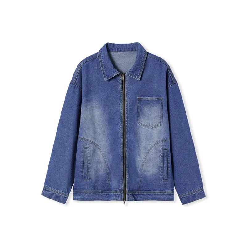 WAYNEXZAVIER Denim Jackets Men Blue-0