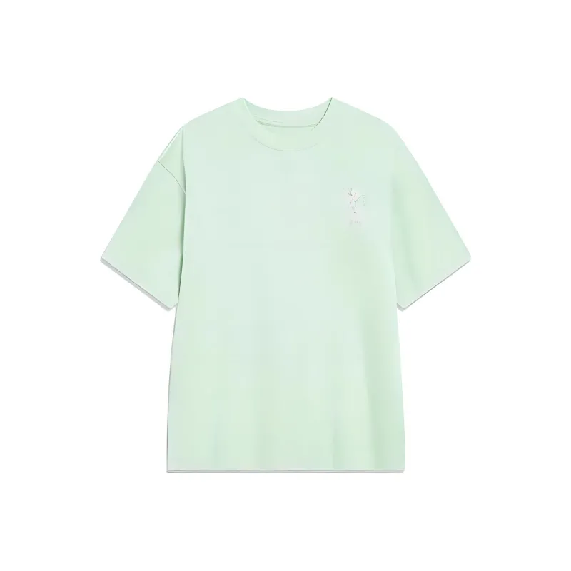 LINING Sports Trend Series T Shirts Women's Bamboo Green-1