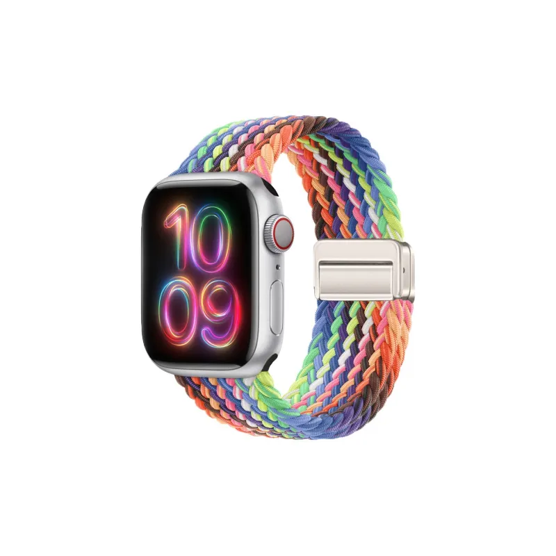 MUZHITIANKONG Apple Compatibility Watch Band 253mm Nylon Material-2