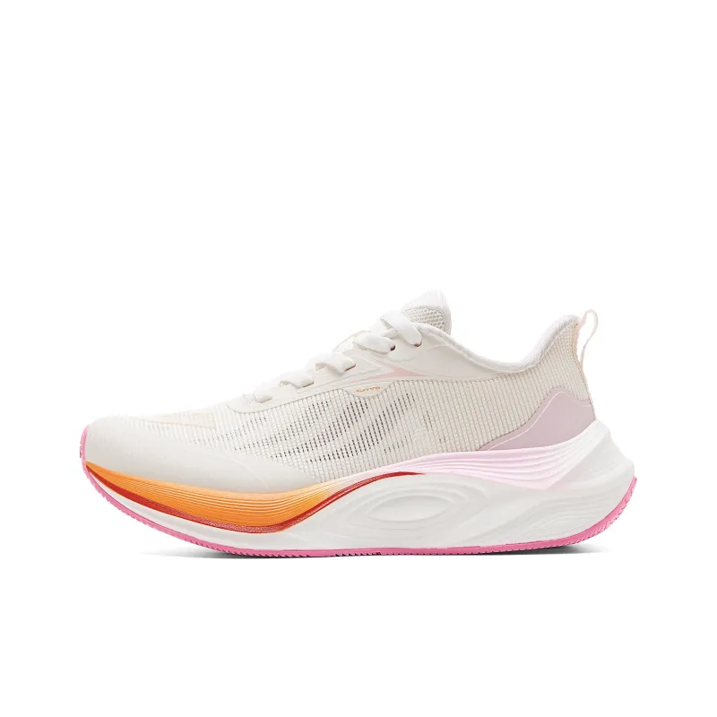 PEAK Aero Wind 2.0 Low Top Running Shoes Women's White Pink Orange-0