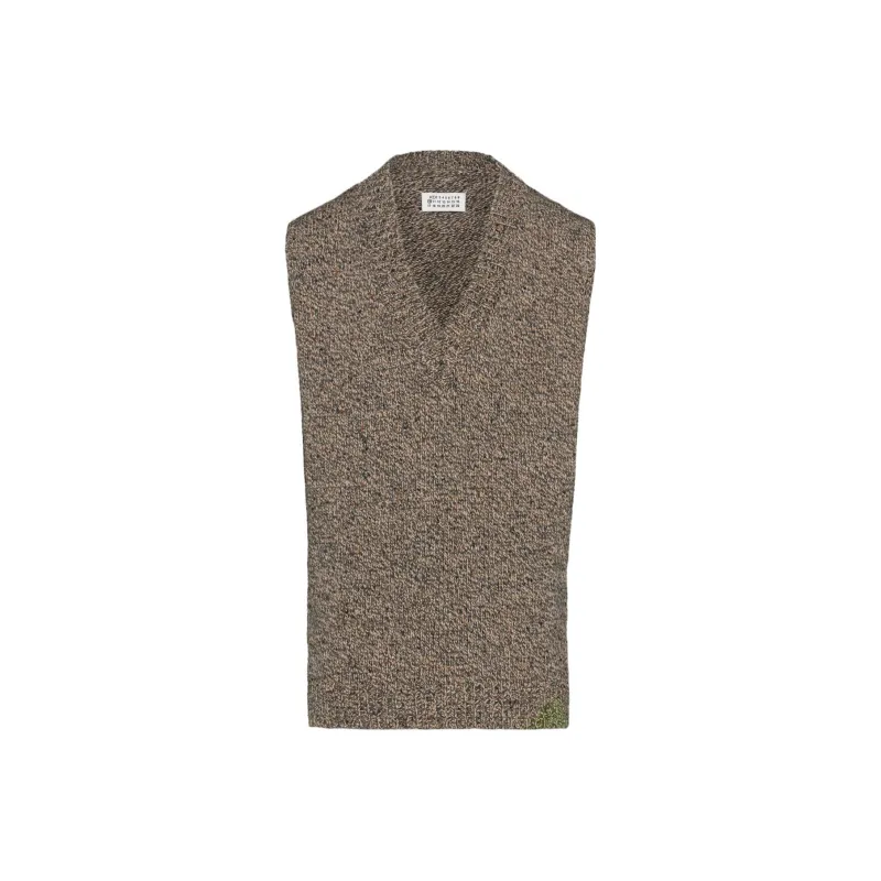 Maison Margiela V-Neck Sleeveless Cardigan-0
