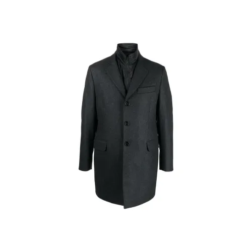 FAY Easy Db Single breasted Layered Coat