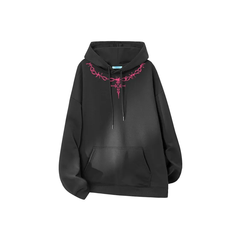 Kepu Sweatshirt Unisex Black White Logo-2