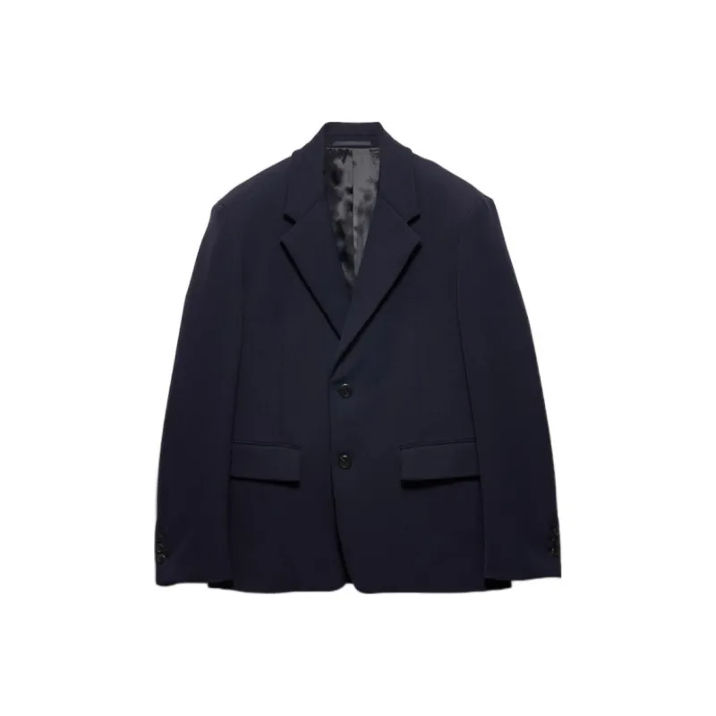 PRADA Single breasted Gabardine Blazer-0