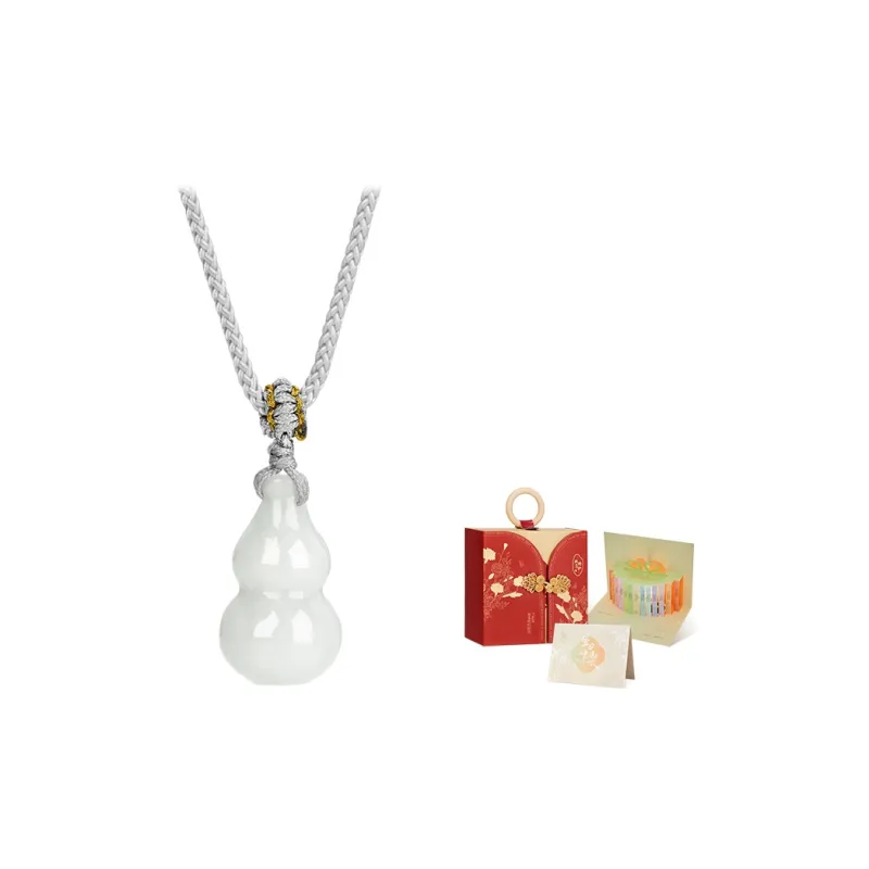 MAMADESHOUHU Chalcedony Jade Necklaces Unisex-4