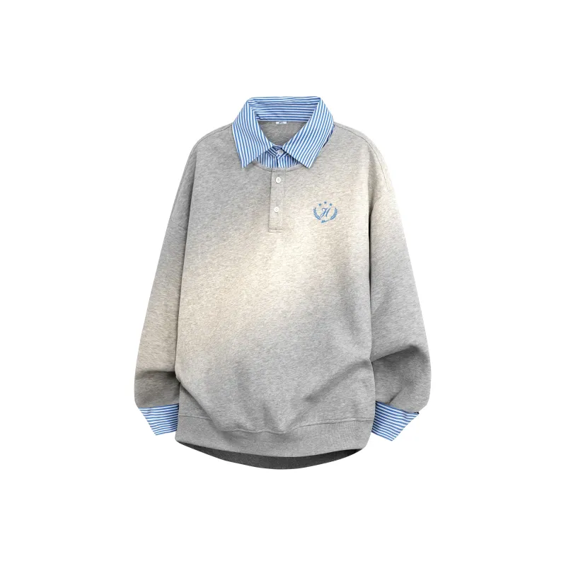 Warrior Huichao Riding The Wind Collection Sweatshirt Unisex Heather Gray-0