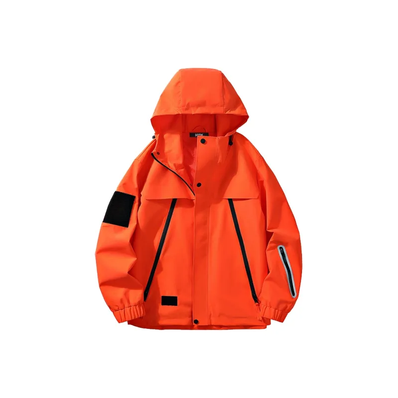 33TH Jackets Coats Unisex Rainy Blue-4