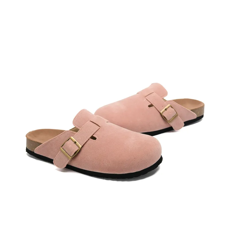 OAOQ Slip Resistant Abrasion Resistant Quiet Closed Toe Slippers Unisex-10