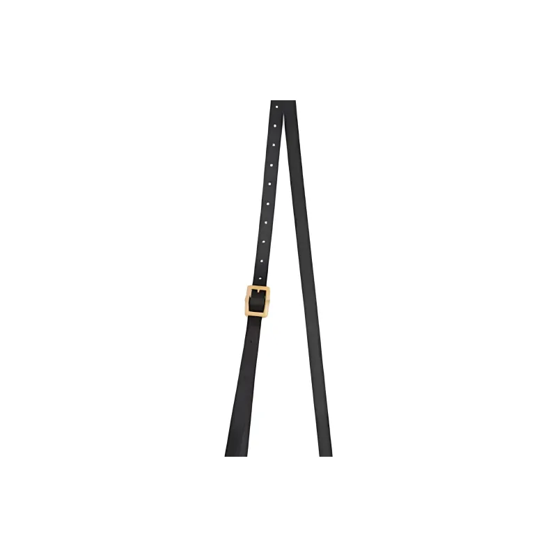GUCCI Leather Bag Shoulder Strap Women's Black-2