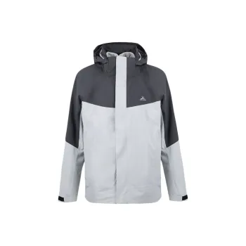 MOBI GARDEN Thermal Windbreaker Jacket Men's Oxford Gray