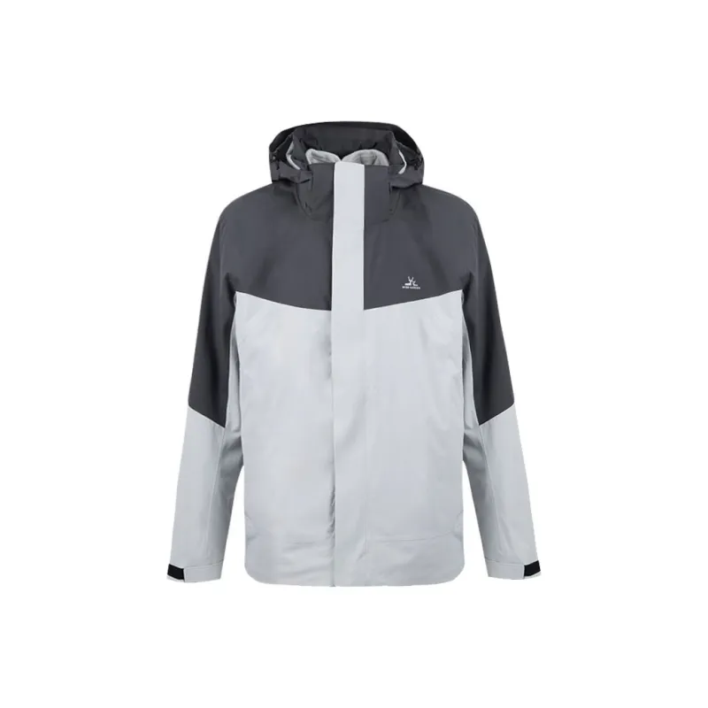 MOBI GARDEN Thermal Windbreaker Jacket Men's Oxford Gray-0
