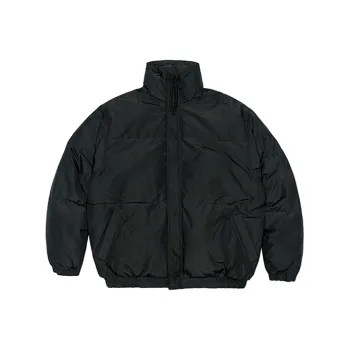 STNW Solid Color Stand Collar Thickened Puffer Jacket Unisex