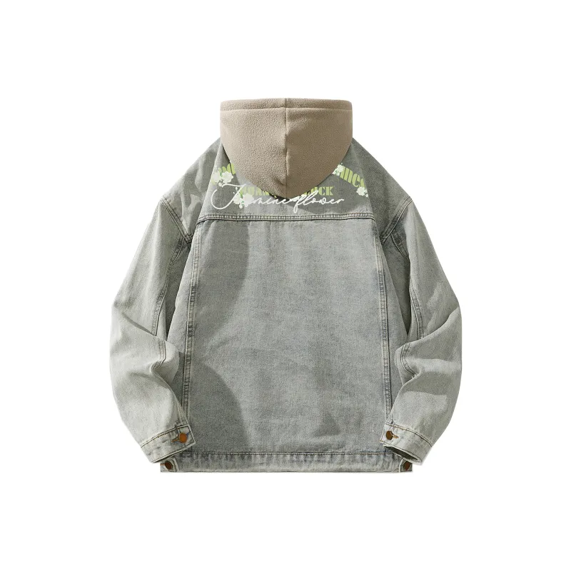 HUANQIU Denim Jackets Unisex-15