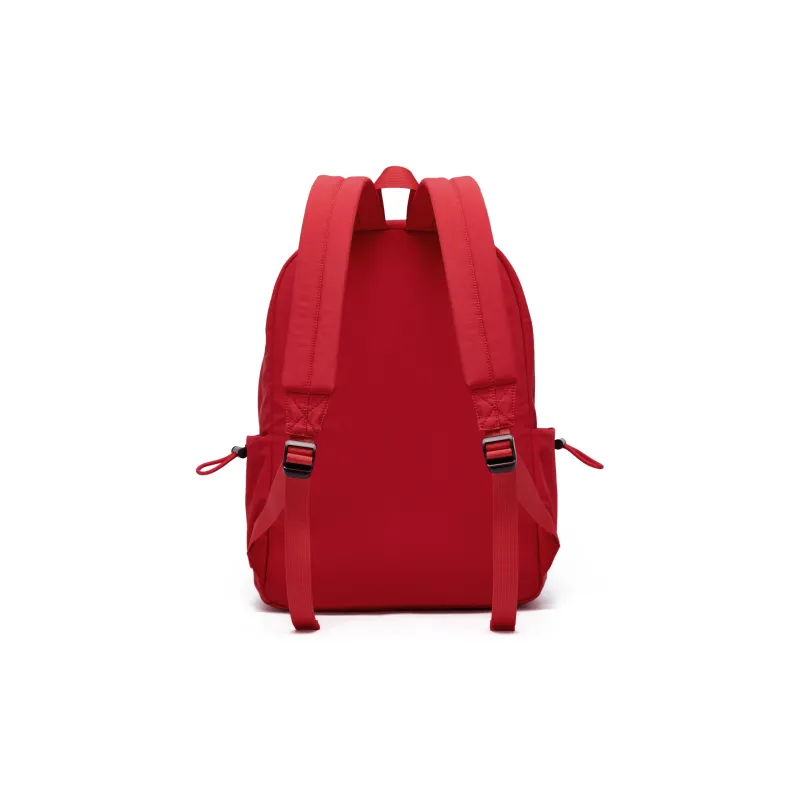 Lee Fabric Business Travel Backpack Unisex Preppy Red-4