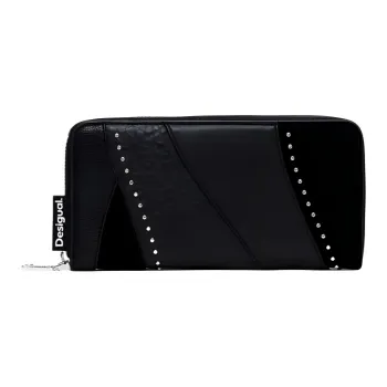 Desigual Polyurethane Wallet Small Size Women's Black