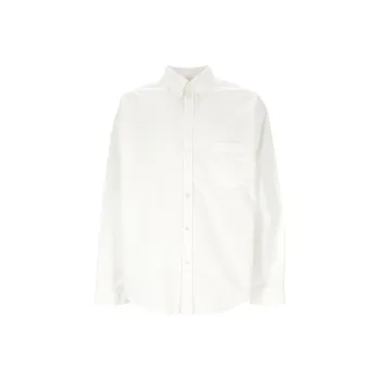 Balenciaga Bb Logo Printed Long Sleeved Shirt